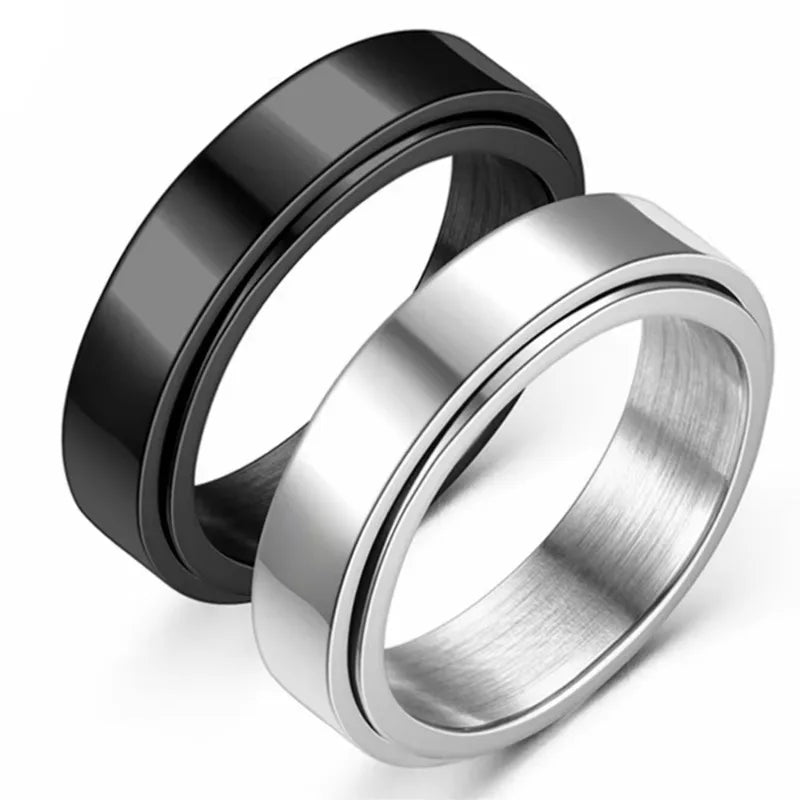 Stress-free Fidget spinner Ring